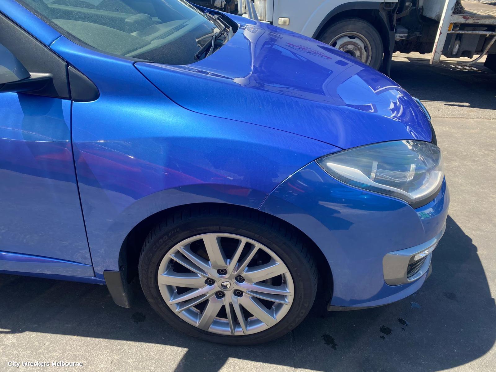 RENAULT MEGANE LEFT FRONT DOOR, X32/K95, 5DR HATCH/WAGON, 09/2010 - 05/2016