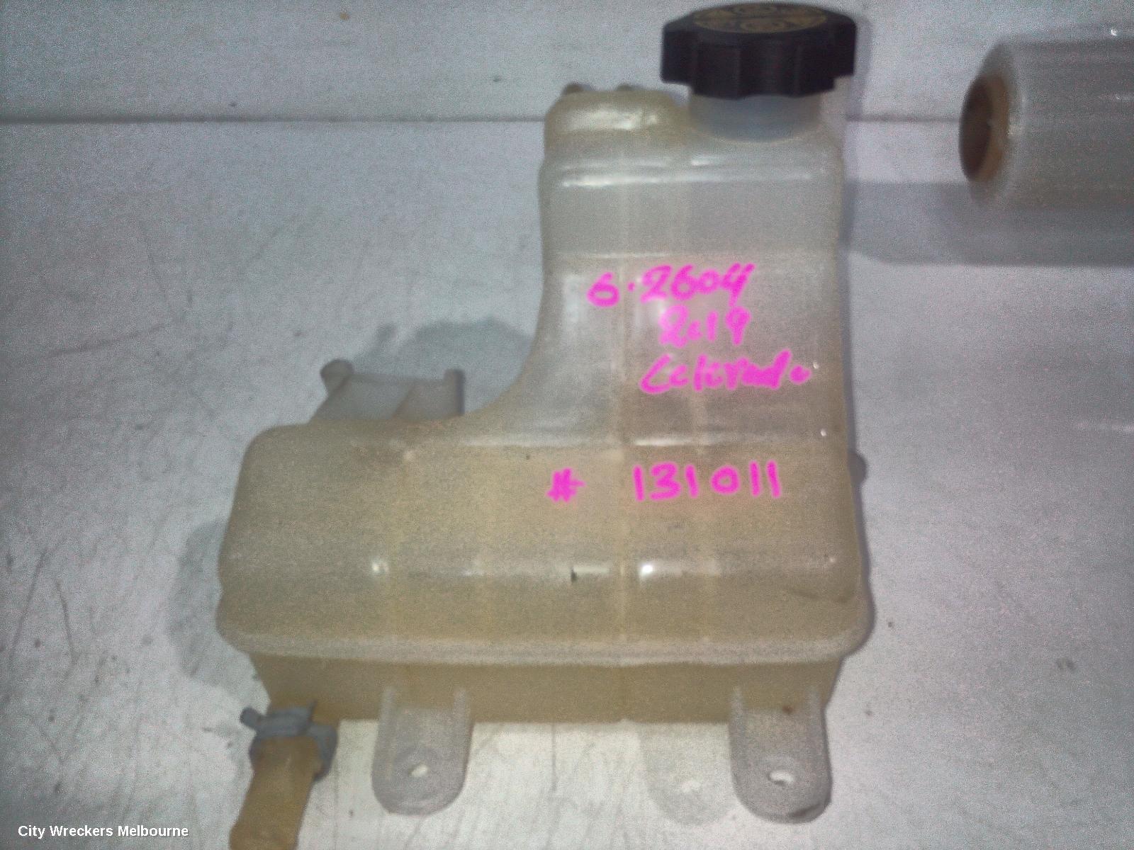 HOLDEN COLORADO OVERFLOW BOTTLE, RG, 06/2012 - 12/2020