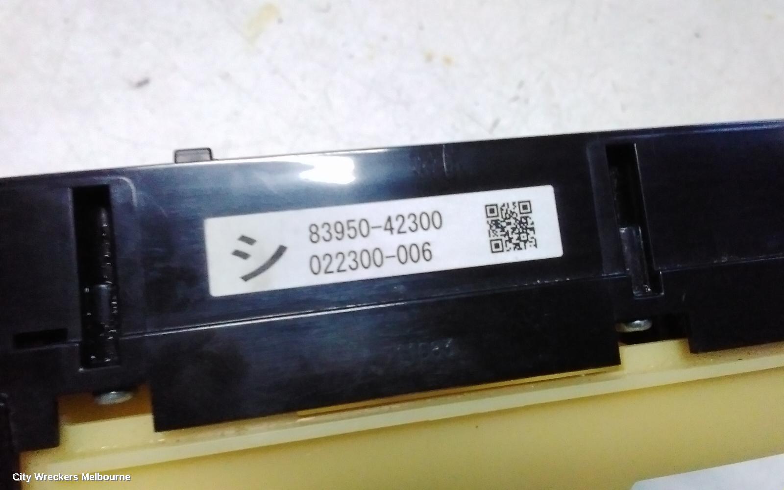 TOYOTA RAV4 CLOCK, XA40, 12/2012 - 12/2018