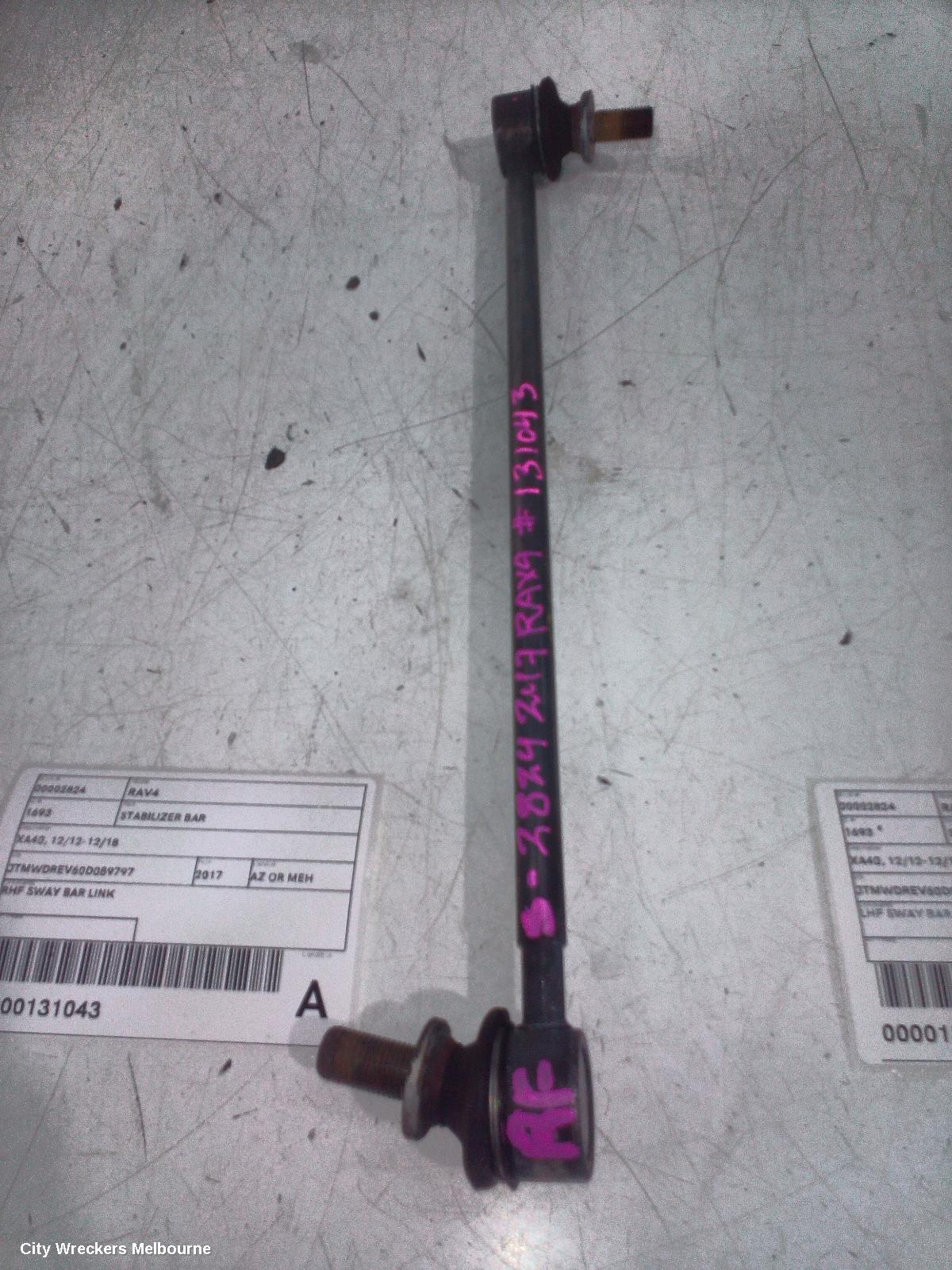 TOYOTA RAV4 STABILISER BAR, XA40, 12/2012 - 12/2018