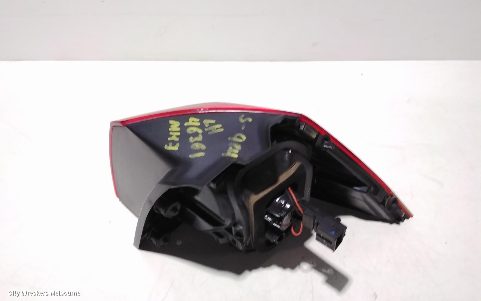 VOLKSWAGEN GOLF LEFT TAILLIGHT, GEN 7, HATCH, STANDARD, NON LED TYPE, 03/2013 - 03/2017