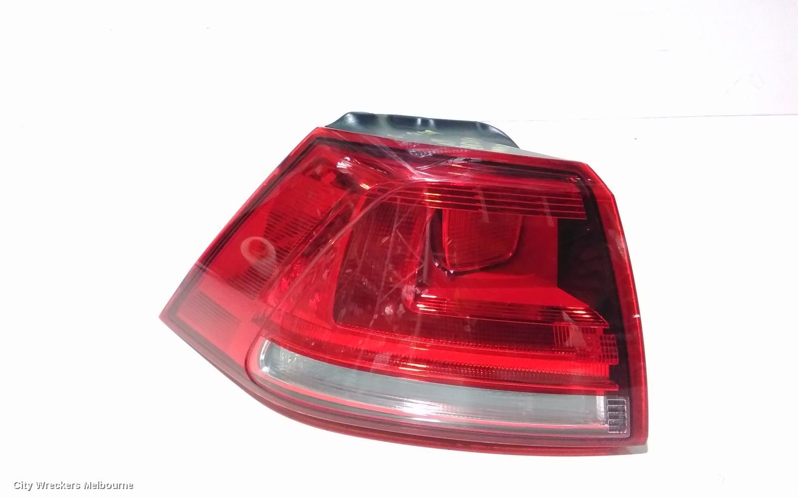 VOLKSWAGEN GOLF LEFT TAILLIGHT, GEN 7, HATCH, STANDARD, NON LED TYPE, 03/2013 - 03/2017