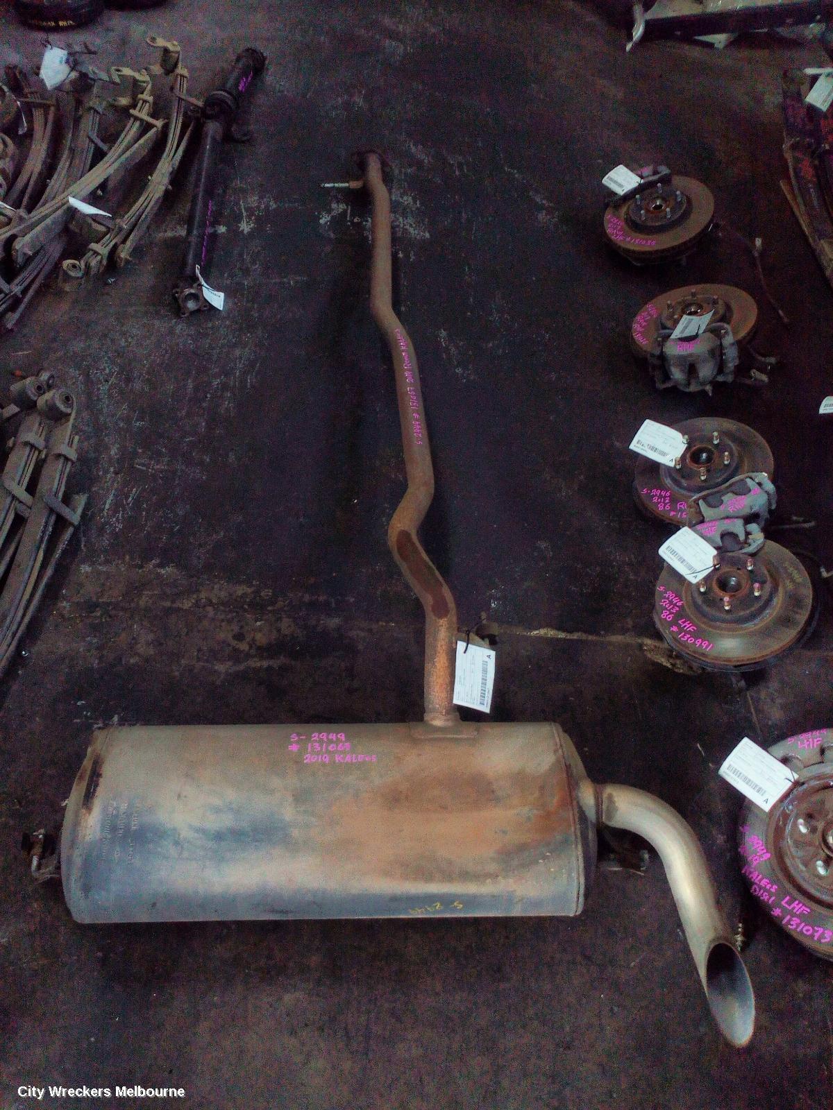 RENAULT KALEOS EXHAUST SYSTEM, XZG, 05/2016 ONWARDS