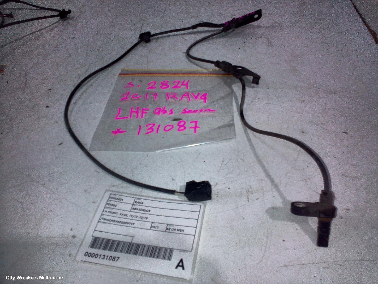 TOYOTA RAV4 ABS SENSOR, LH FRONT, XA40, 12/2012 - 12/2018