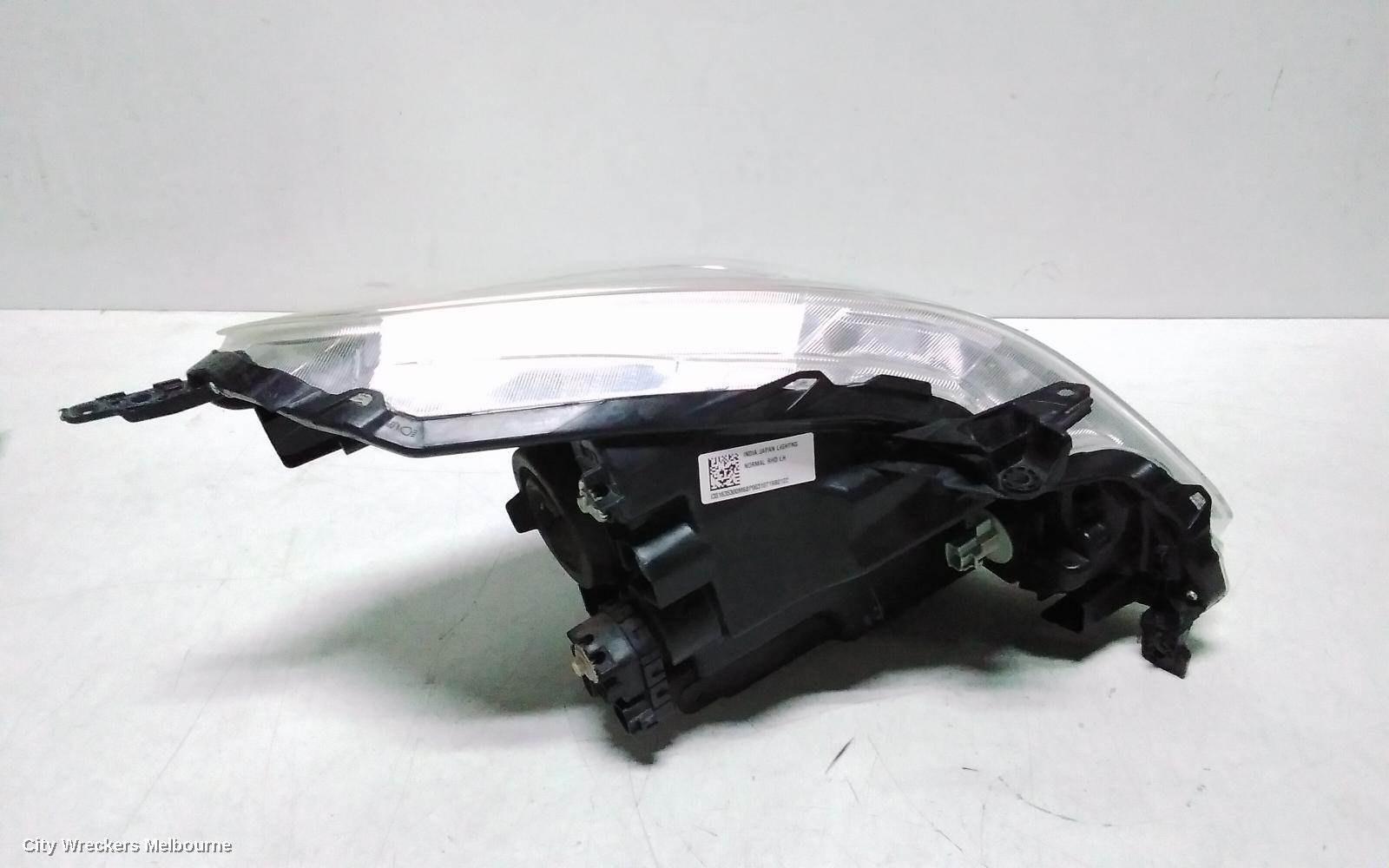 SUZUKI BALENO LEFT HEADLAMP, EW, HALOGEN TYPE, 04/2016 - 12/2022