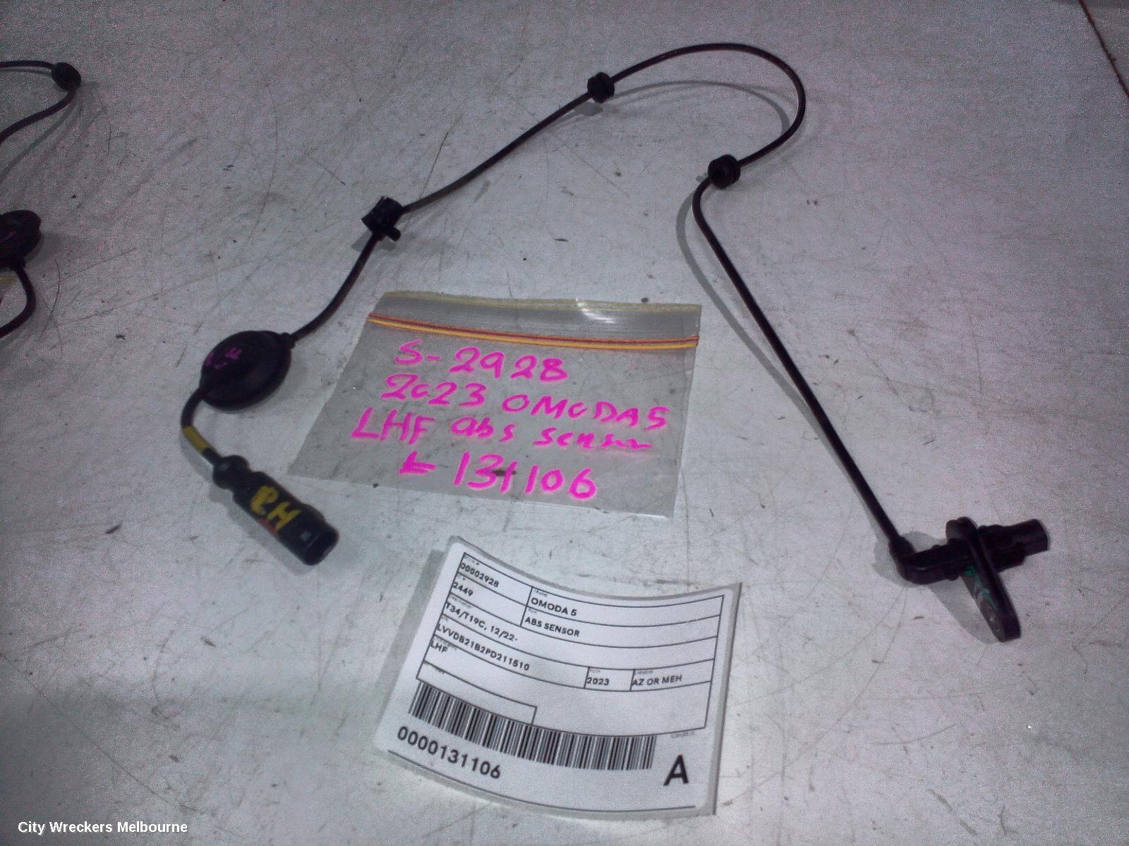 CHERY OMODA 5 ABS SENSOR, T34/T19C, 12/2022 ONWARDS