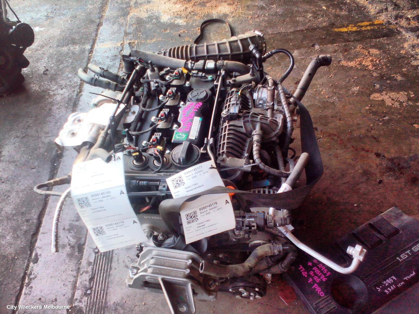 CHERY TIGGO 7 PRO ENGINE, T32, PETROL, 1.6, TURBO, 05/2023 ONWARDS