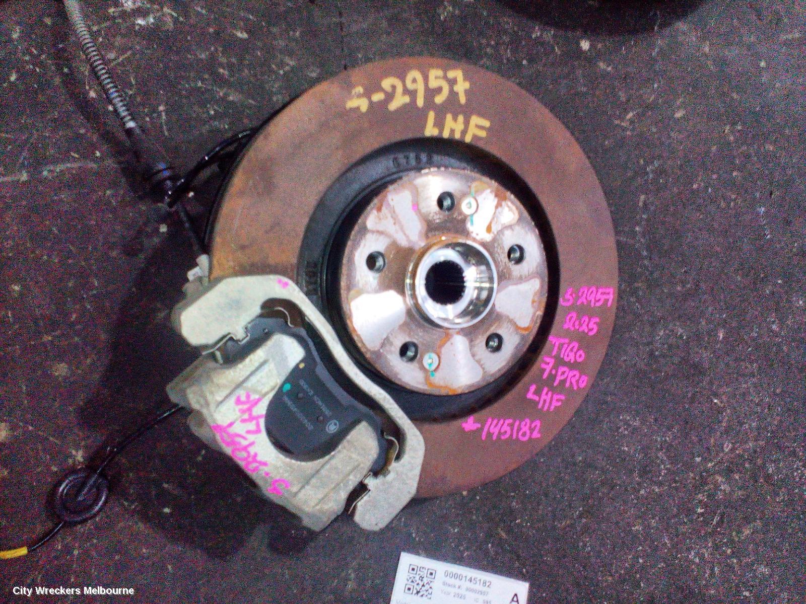 CHERY TIGGO 7 PRO LEFT FRONT HUB ASSEMBLY, T32, 05/2023 ONWARDS