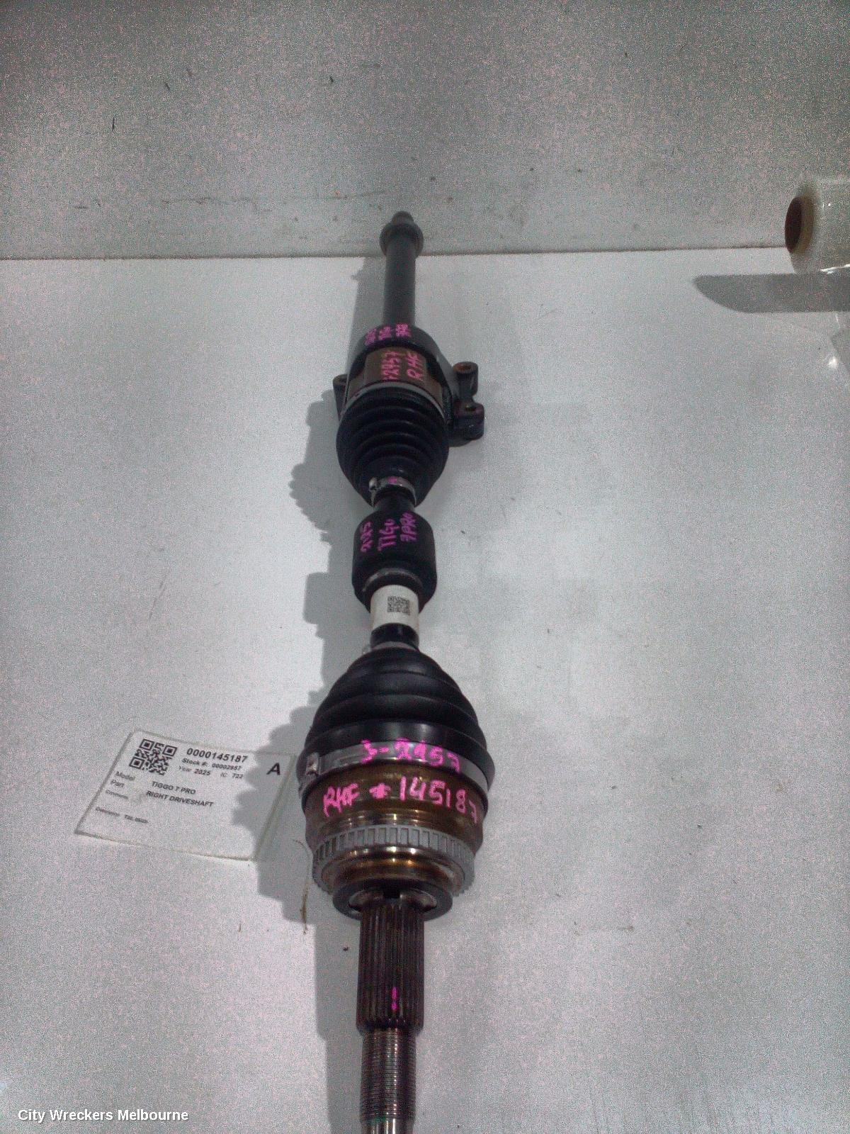 CHERY TIGGO 7 PRO RIGHT DRIVESHAFT, T32, 05/2023 ONWARDS