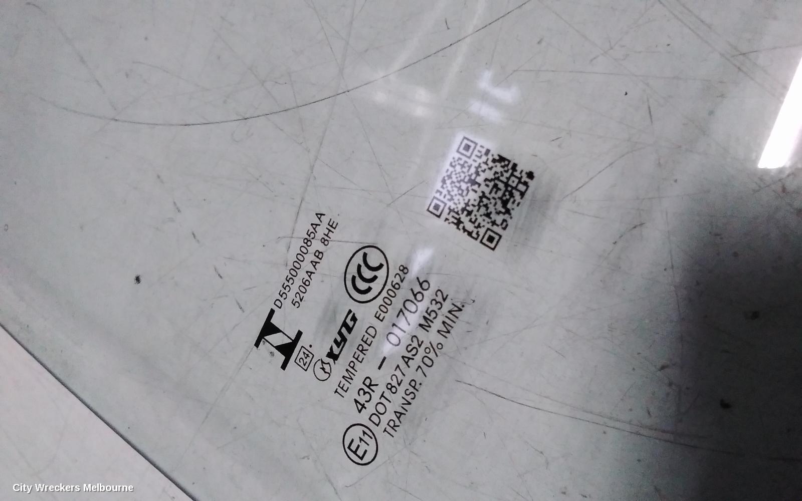 CHERY TIGGO 7 PRO RIGHT REAR DOOR WINDOW, T32, 05/2023 ONWARDS