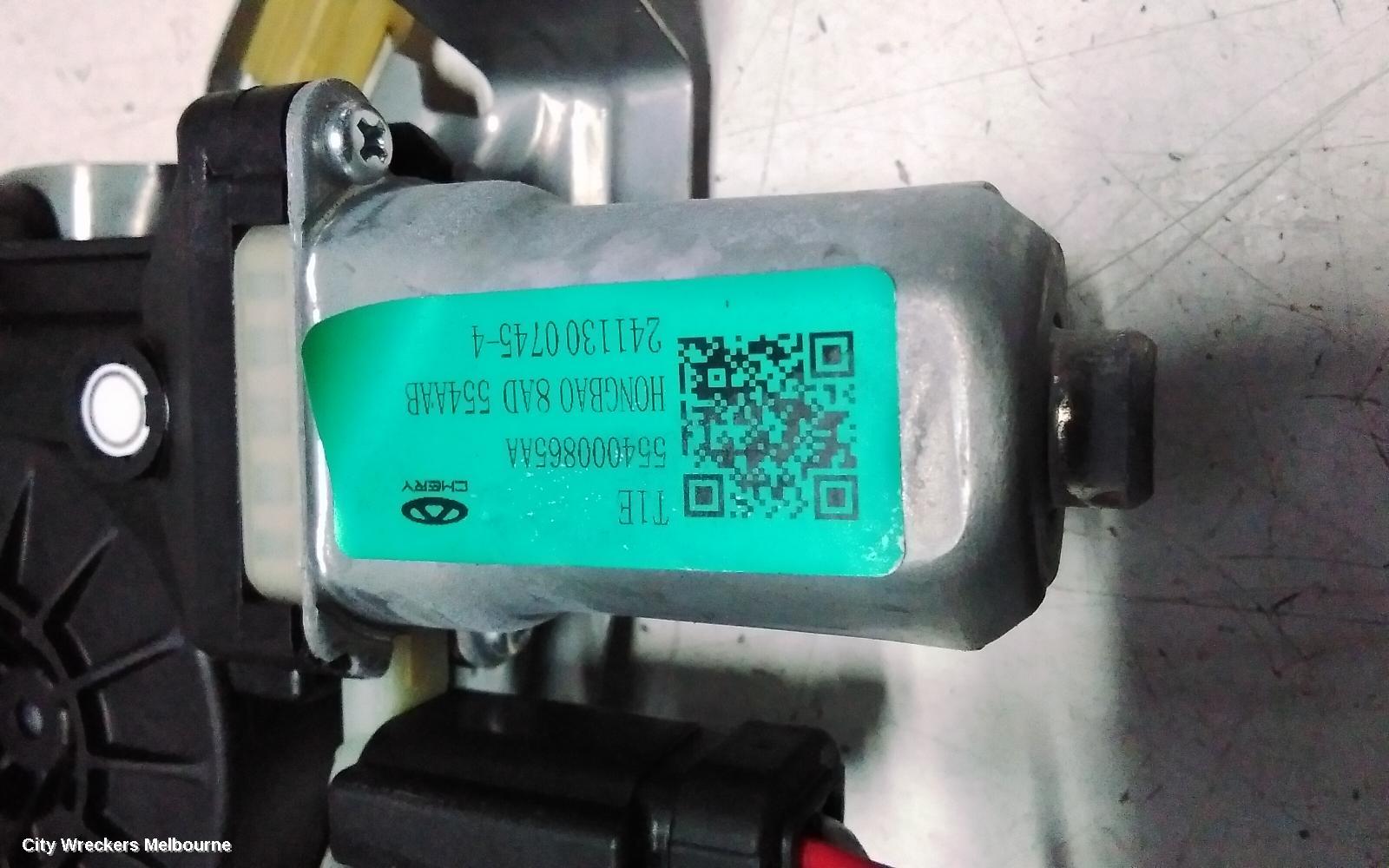 CHERY TIGGO 7 PRO RIGHT REAR WND REG/MOTOR, T32, 05/2023 ONWARDS
