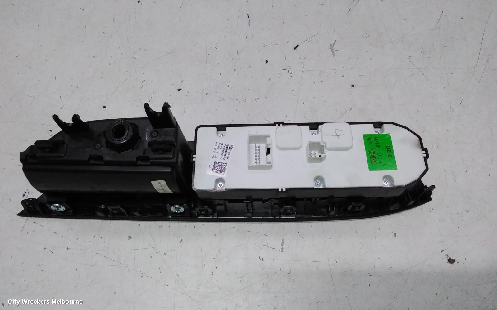 CHERY TIGGO 7 PRO PWR DR WIND SWITCH, T32, RH FRONT (MASTER SWITCH), POWER FOLD TYPE, 05/2023 ONWARDS