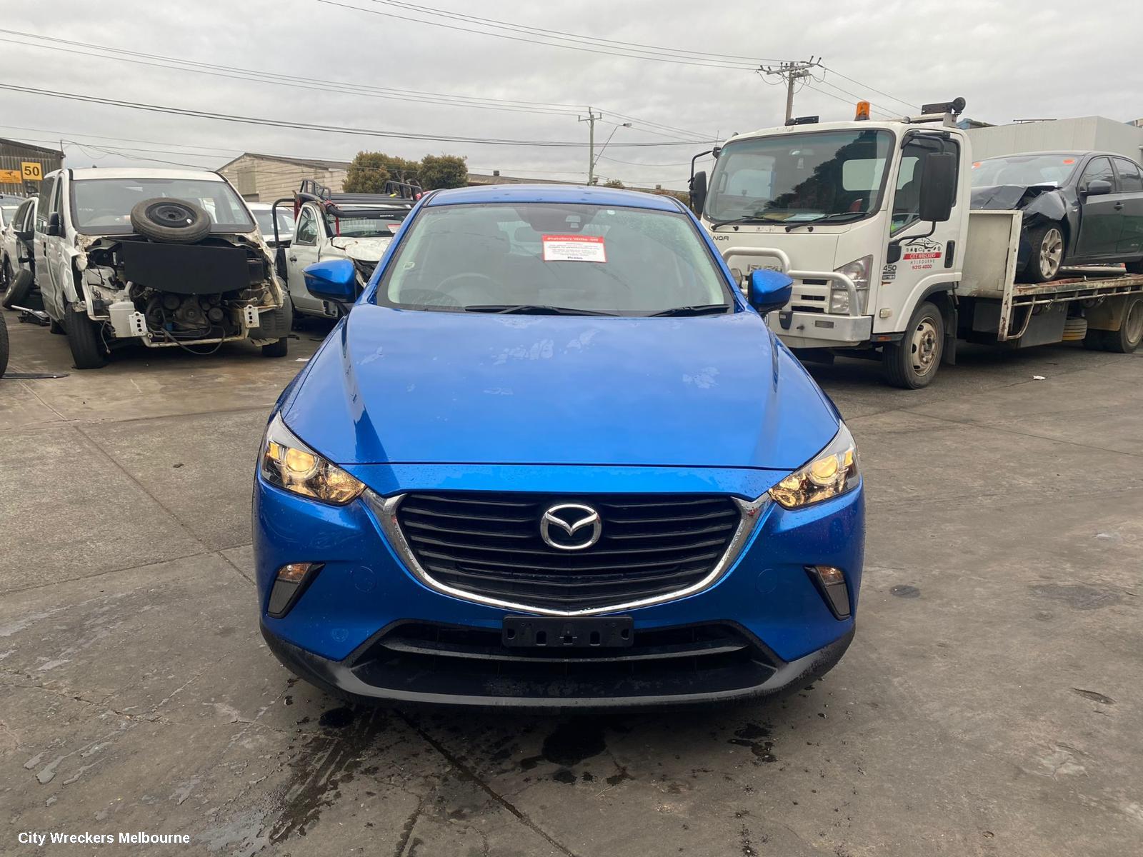 MAZDA CX3 LEFT TAILLIGHT, DK, NON LED TYPE, 03/2015 ONWARDS