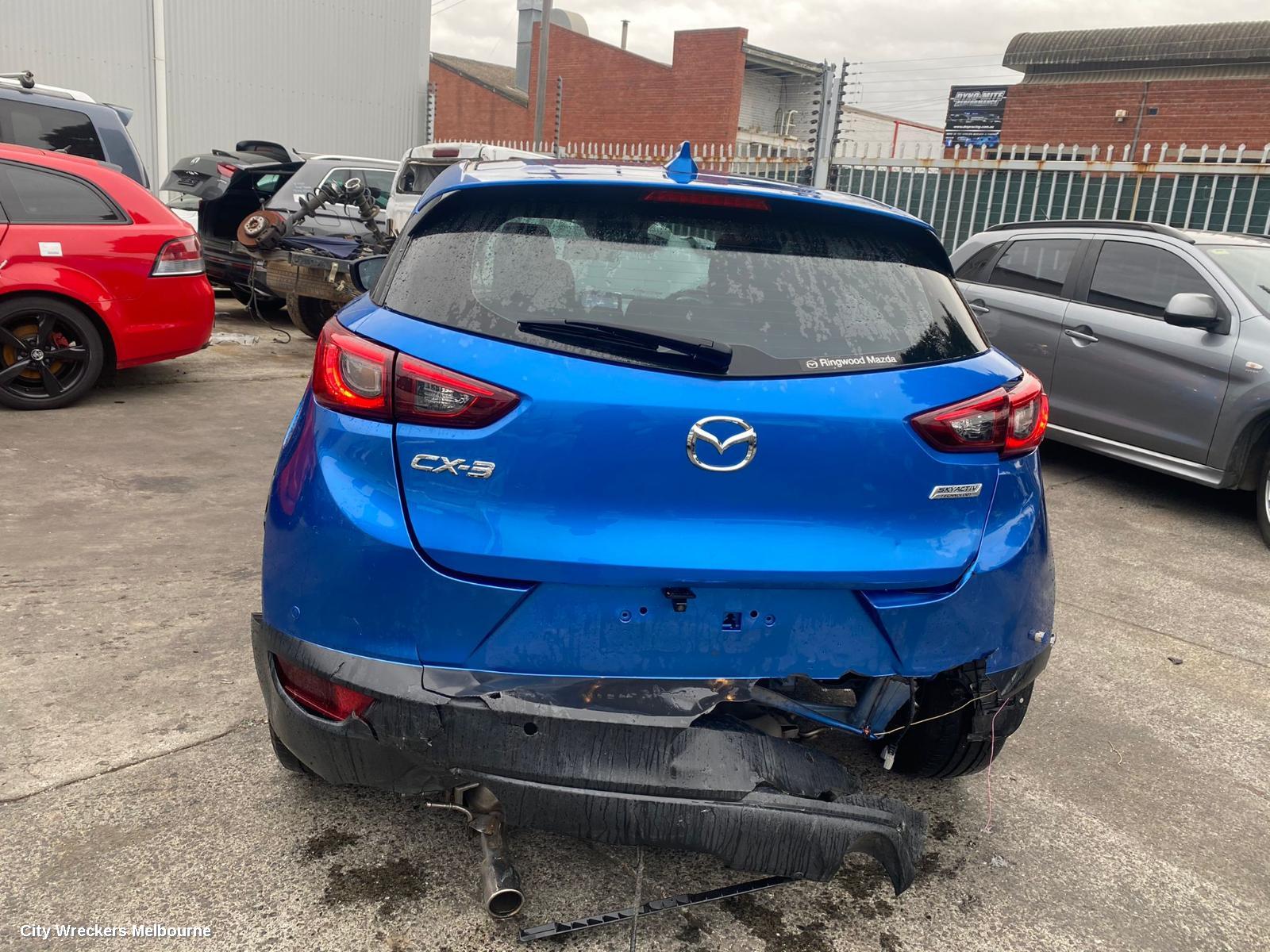MAZDA CX3 LEFT TAILLIGHT, DK, NON LED TYPE, 03/2015 ONWARDS
