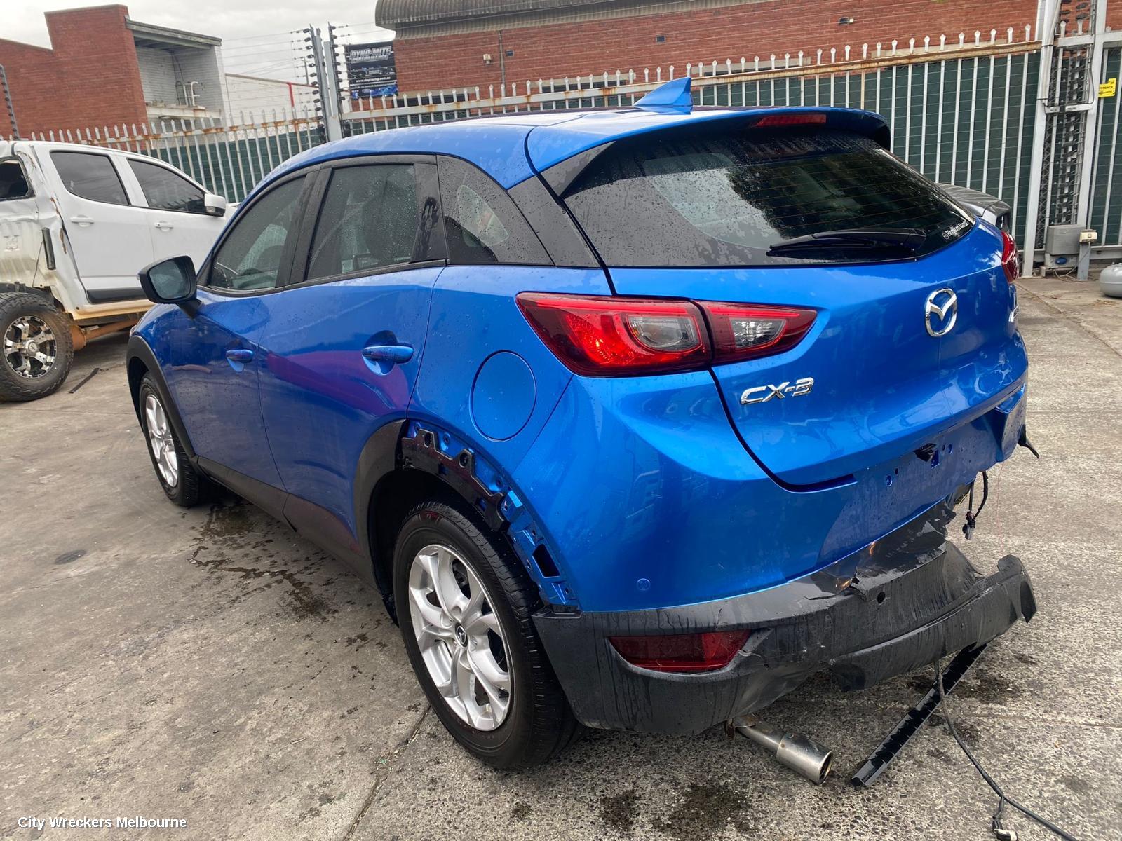 MAZDA CX3 LEFT TAILLIGHT, DK, NON LED TYPE, 03/2015 ONWARDS
