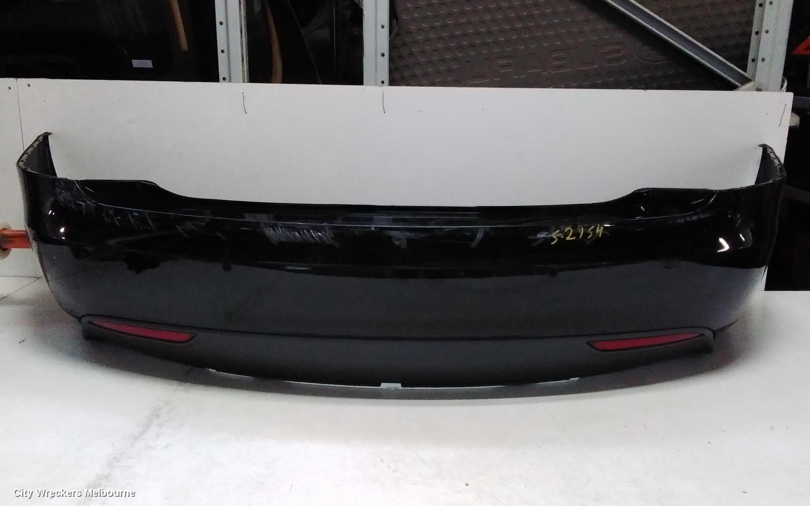 TESLA MODEL S REAR BUMPER, BUMPER BAR, W/ 4 PARK SENSORS, 1ST GEN, 06/2014 - 03/2016
