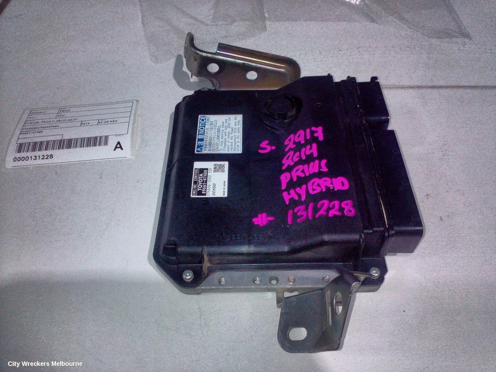 TOYOTA PRIUS ECU, ZVW40R, PRIUS V, 05/2012 - 11/2022