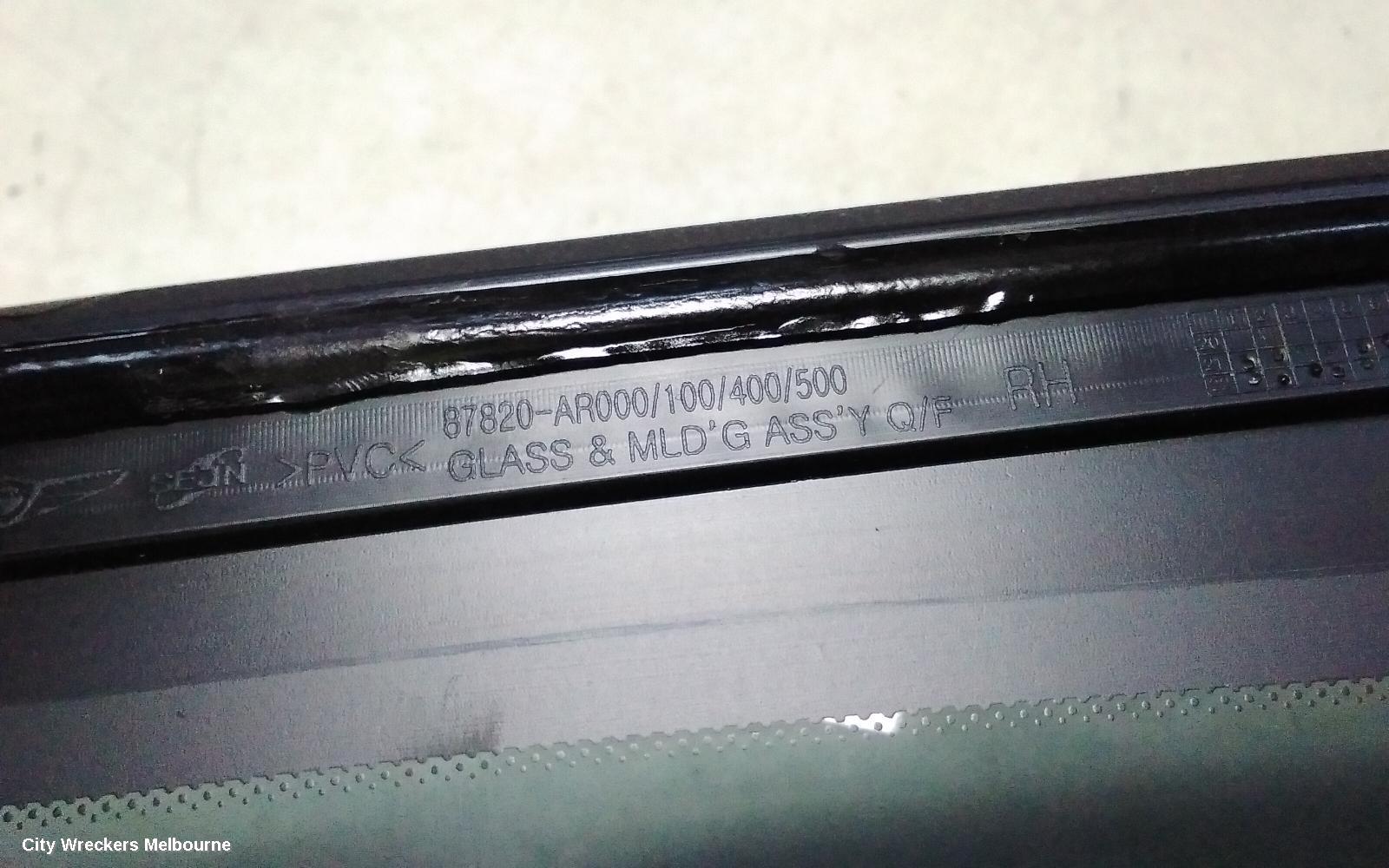 GENESIS GV70 RIGHT REAR SIDE GLASS, JK, 03/2021 ONWARDS