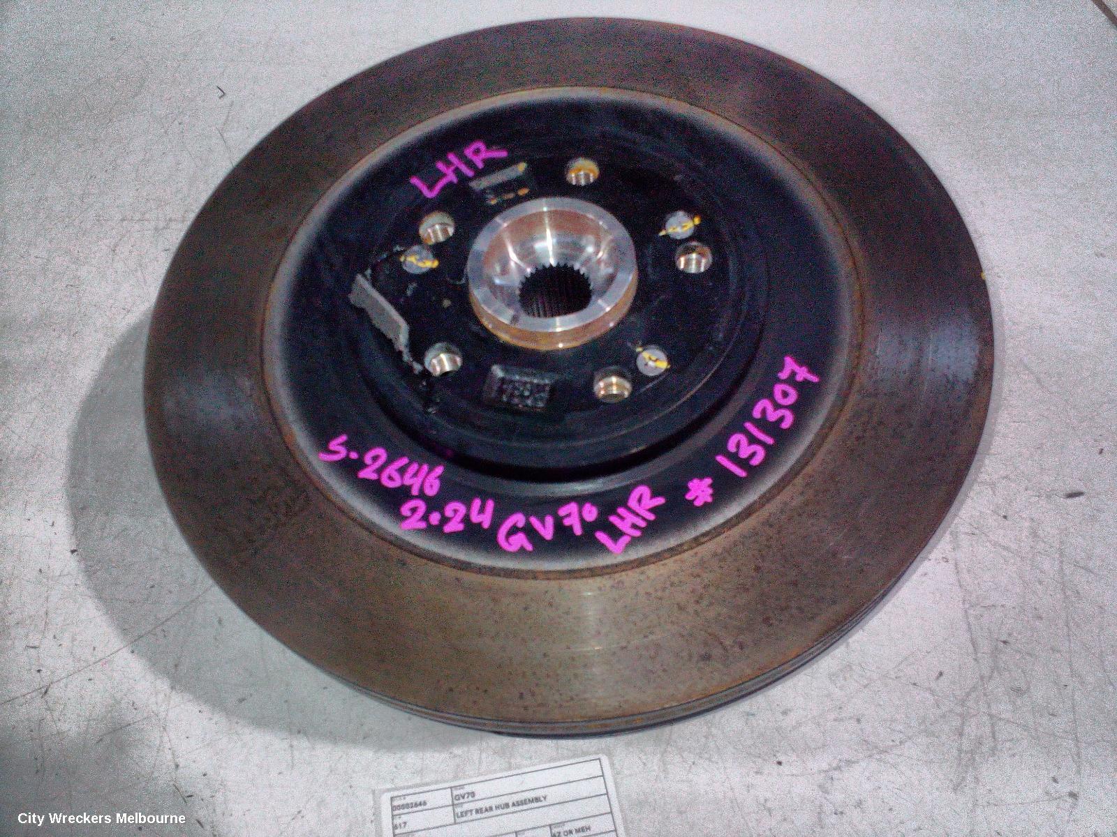 GENESIS GV70 LEFT REAR HUB ASSEMBLY, JK, 03/2021 ONWARDS