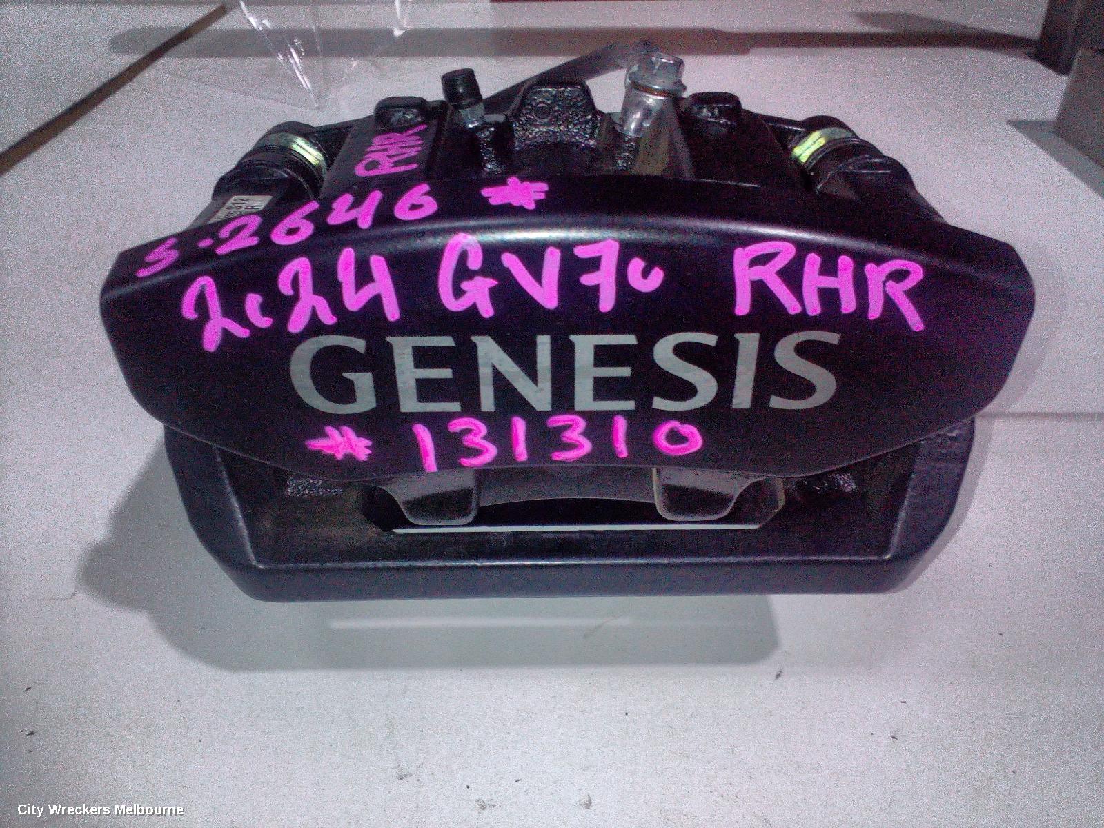 GENESIS GV70 CALIPER, RH REAR, W/SPORT PACKAGE, JK, 03/2021 ONWARDS