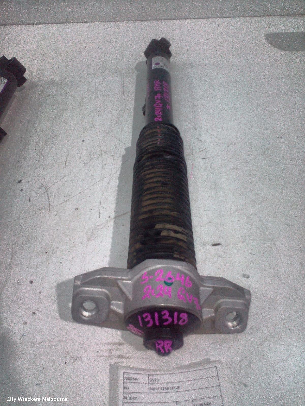GENESIS GV70 RIGHT REAR STRUT, JK, 03/2021 ONWARDS