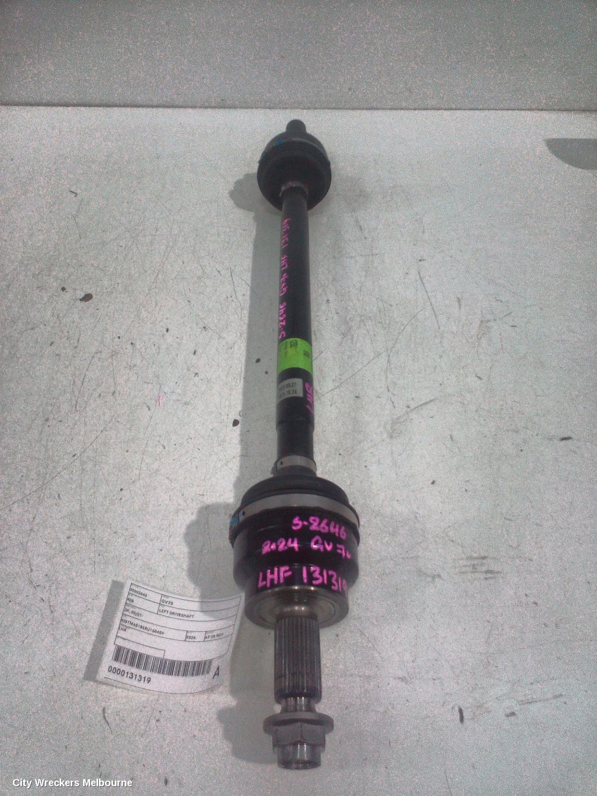 GENESIS GV70 LEFT DRIVESHAFT, JK, 03/2021 ONWARDS