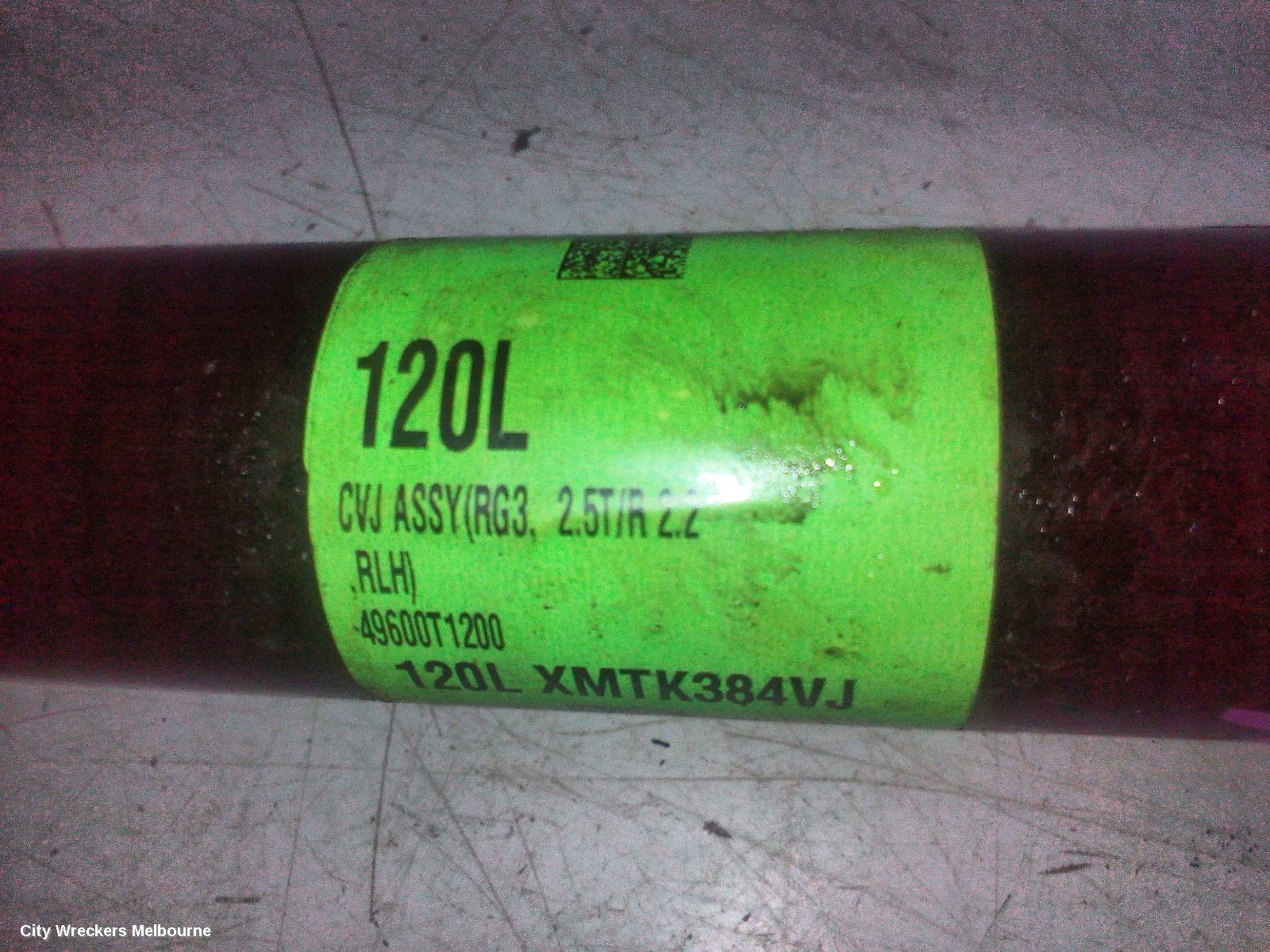 GENESIS GV70 LEFT DRIVESHAFT, JK, 03/2021 ONWARDS