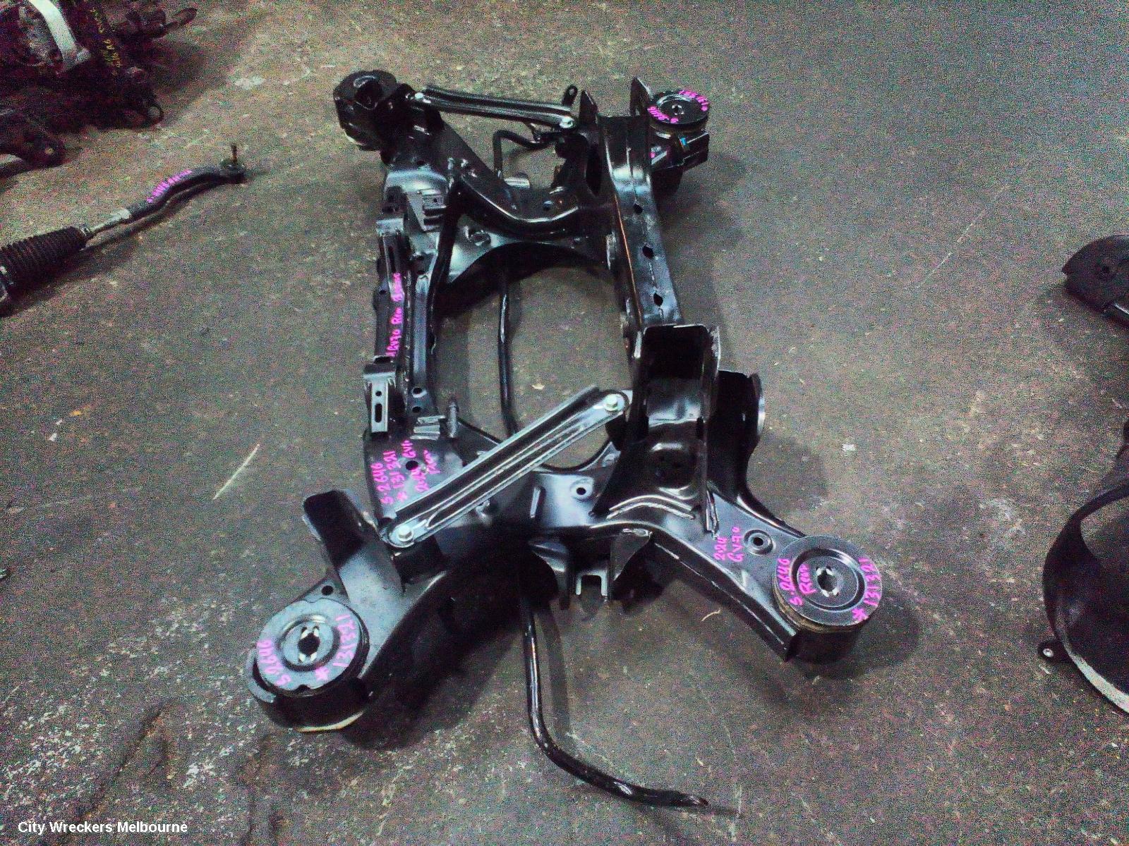 GENESIS GV70 R BEAM/CRADLE/XMEMBR, JK, 03/2021 ONWARDS
