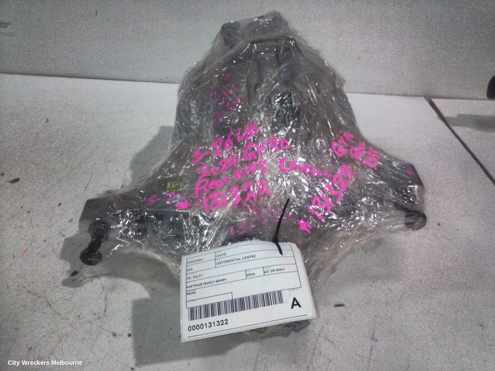 GENESIS GV70 DIFFERENTIAL CENTRE, JK, 03/2021 ONWARDS
