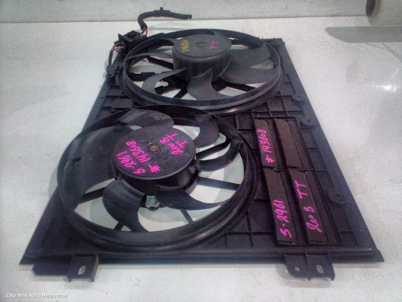 AUDI TT FAN, RAD FAN, 2.0, PETROL, 8J, 09/2006 - 12/2014