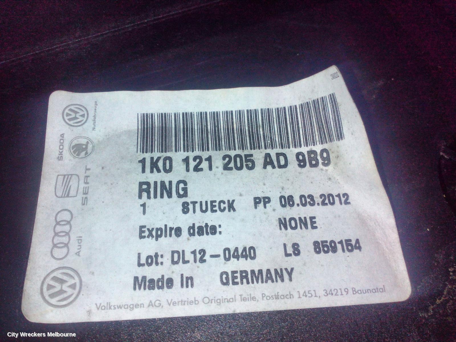 AUDI TT FAN, RAD FAN, 2.0, PETROL, 8J, 09/2006 - 12/2014