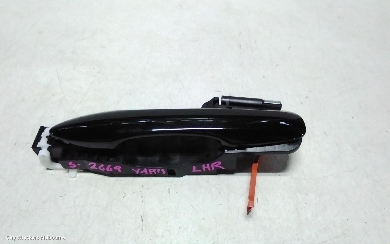 TOYOTA YARIS DOOR HANDLE, LH REAR, OUTER, XP210 SERIES, 04/2020 ONWARDS