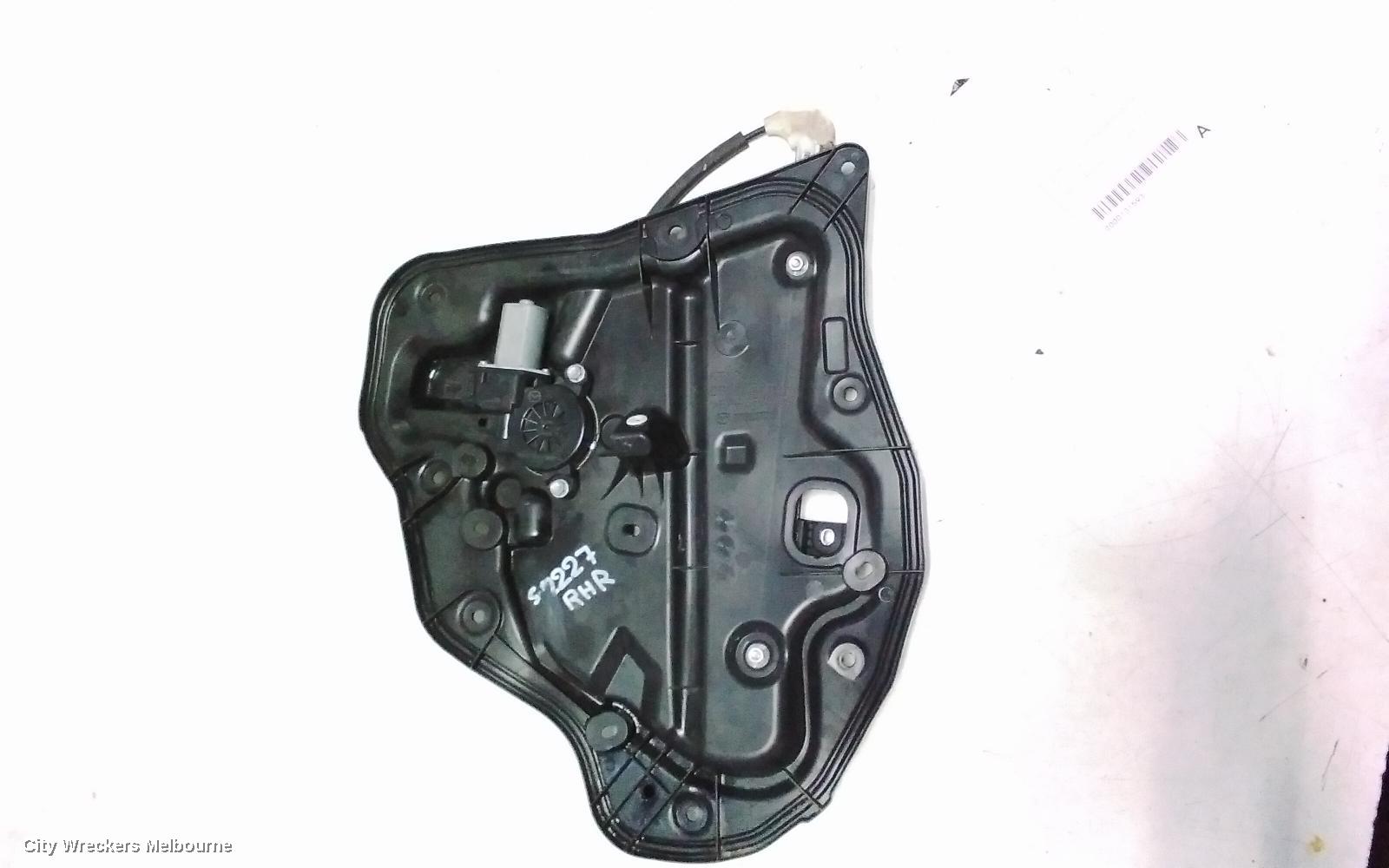 MAZDA 2 RIGHT REAR WND REG/MOTOR, DJ/DL, 09/2014 ONWARDS