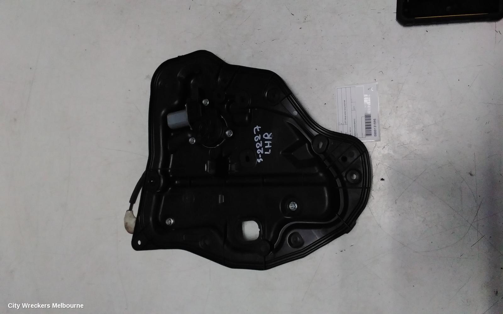 MAZDA 2 LEFT REAR WND REG/MOTOR, DJ/DL, 09/2014 ONWARDS
