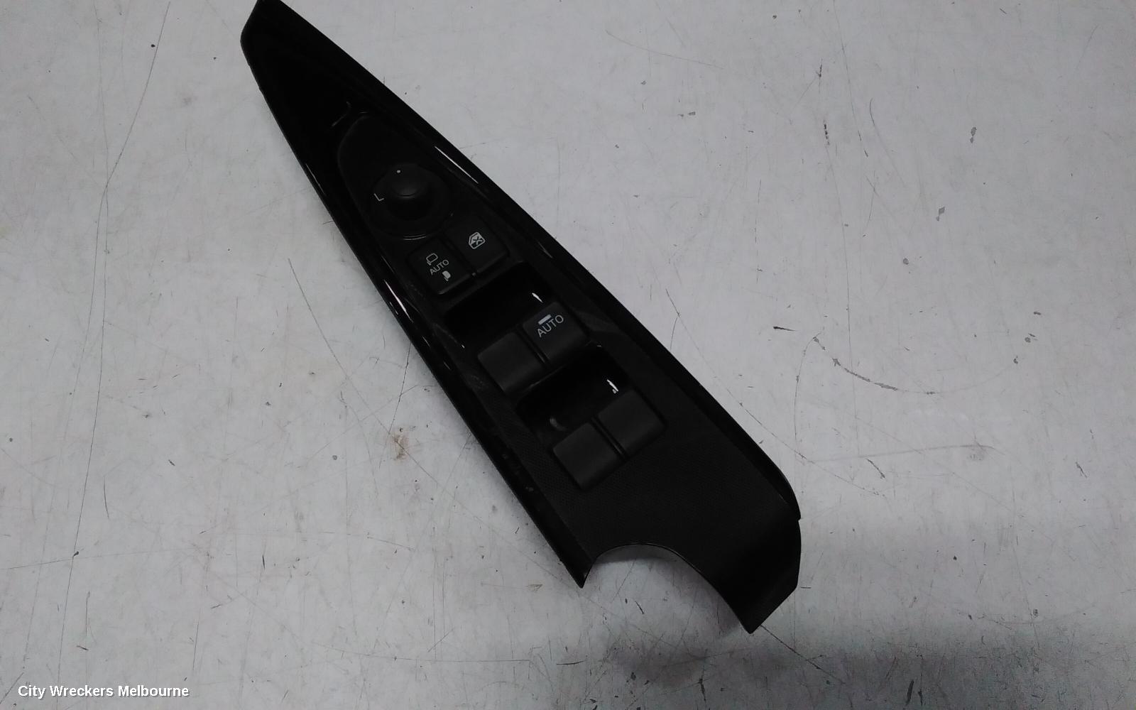 MAZDA 2 PWR DR WIND SWITCH, RH FRONT (MASTER SWITCH), W/ AUTO FOLD TYPE, DJ/DL, 02/2017 ONWARDS