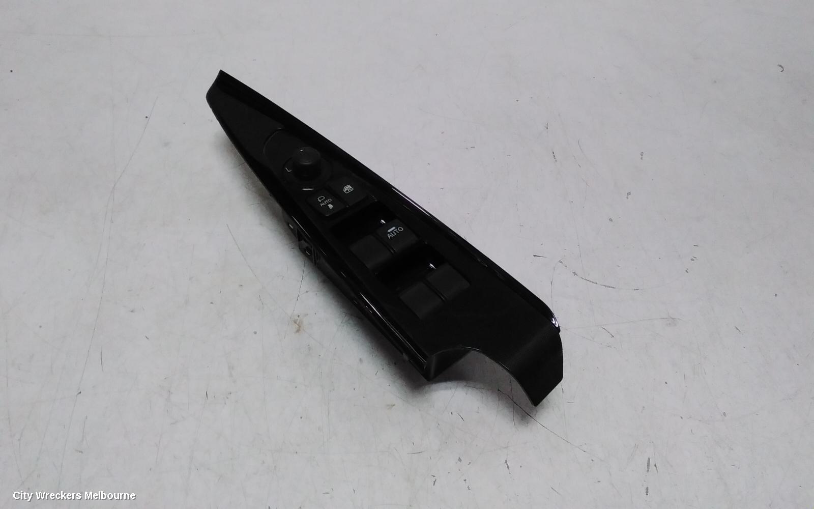 MAZDA 2 PWR DR WIND SWITCH, RH FRONT (MASTER SWITCH), W/ AUTO FOLD TYPE, DJ/DL, 02/2017 ONWARDS