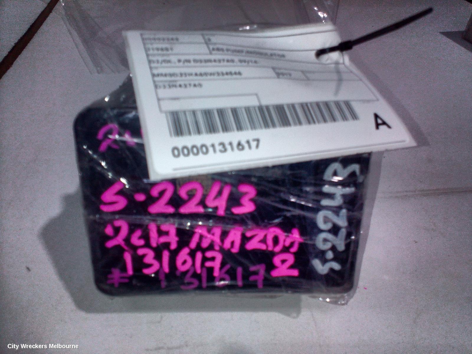 MAZDA 2 ABS PUMP/MODULATOR, DJ/DL, P/N D23N437A0, 09/2014 ONWARDS