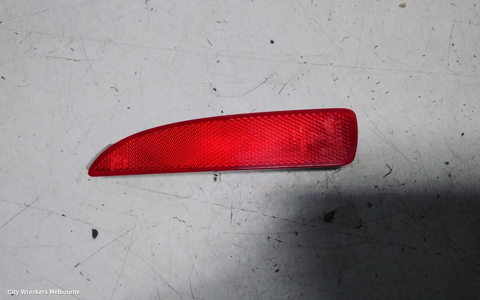 MAZDA 6 LEFT TAILLIGHT, GJ-GL, IN BUMPER REFLECTOR, SEDAN/WAGON, 11/2012 - 02/2018