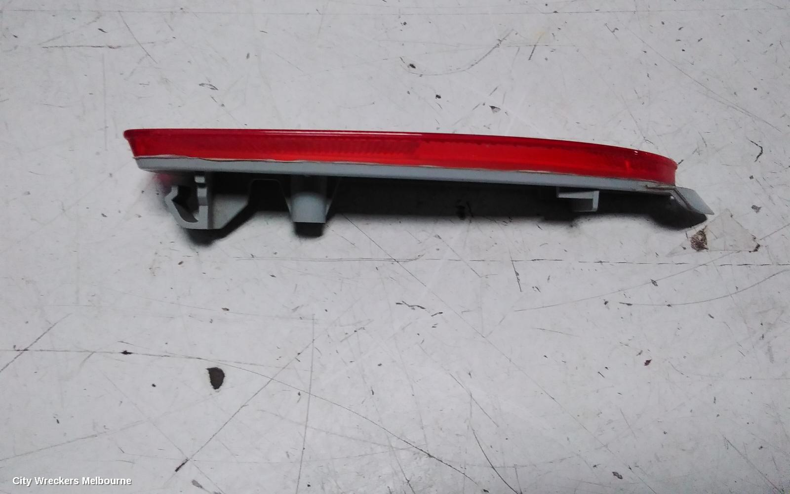 MAZDA 6 LEFT TAILLIGHT, GJ-GL, IN BUMPER REFLECTOR, SEDAN/WAGON, 11/2012 - 02/2018