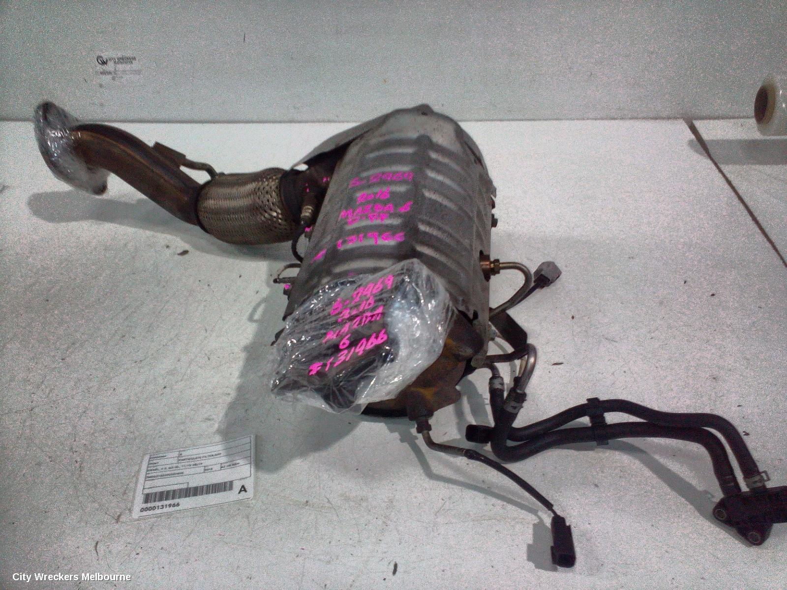 MAZDA 6 PARTICULATE FILTER/DPF, DIESEL, 2.2, GJ-GL, 11/2012 - 05/2019