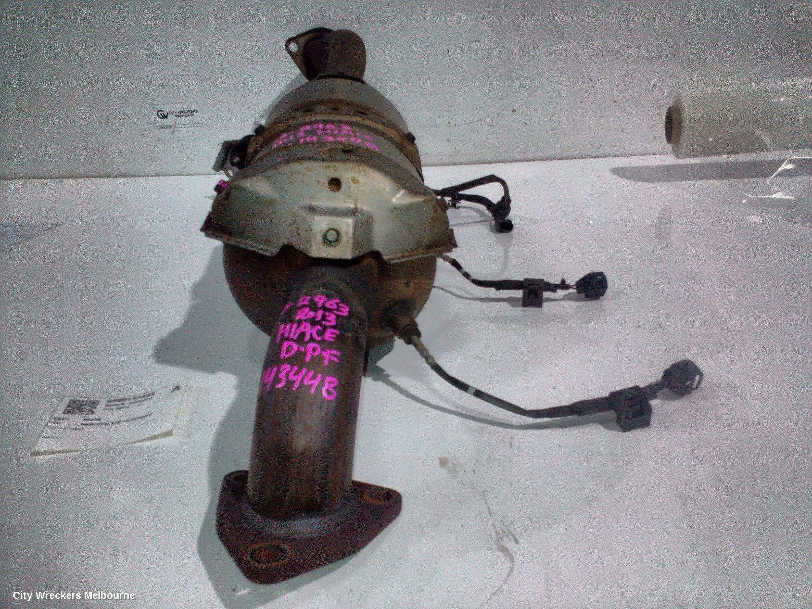 TOYOTA HIACE PARTICULATE FILTER/DPF
