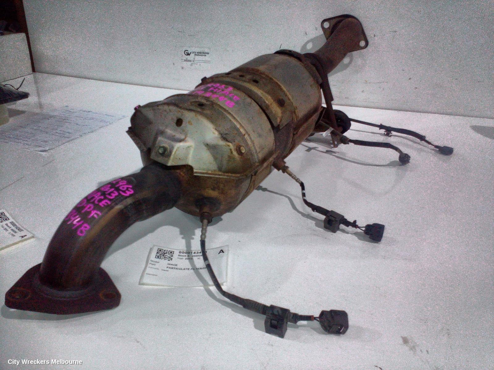 TOYOTA HIACE PARTICULATE FILTER/DPF