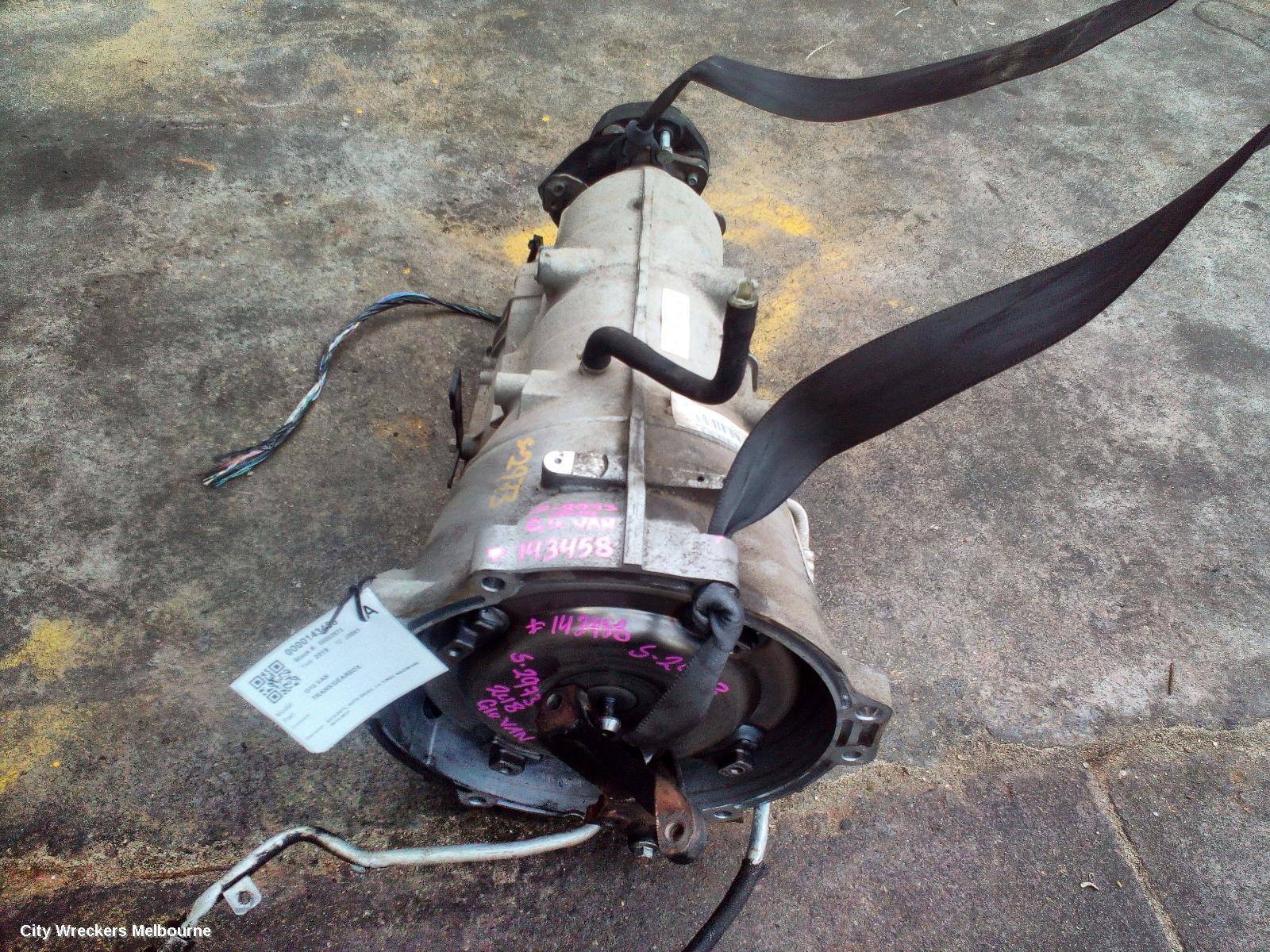 LDV G10 TRANS/GEARBOX, SV7A/SV7C, AUTO, DIESEL, 1.9, TURBO, WAGON/VAN, 04/2015 - 08/2021