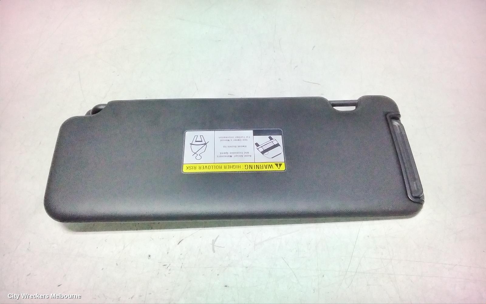 HYUNDAI TUCSON SUNVISOR, NX4, RH SIDE, BLACK, 02/2021 - 01/2024