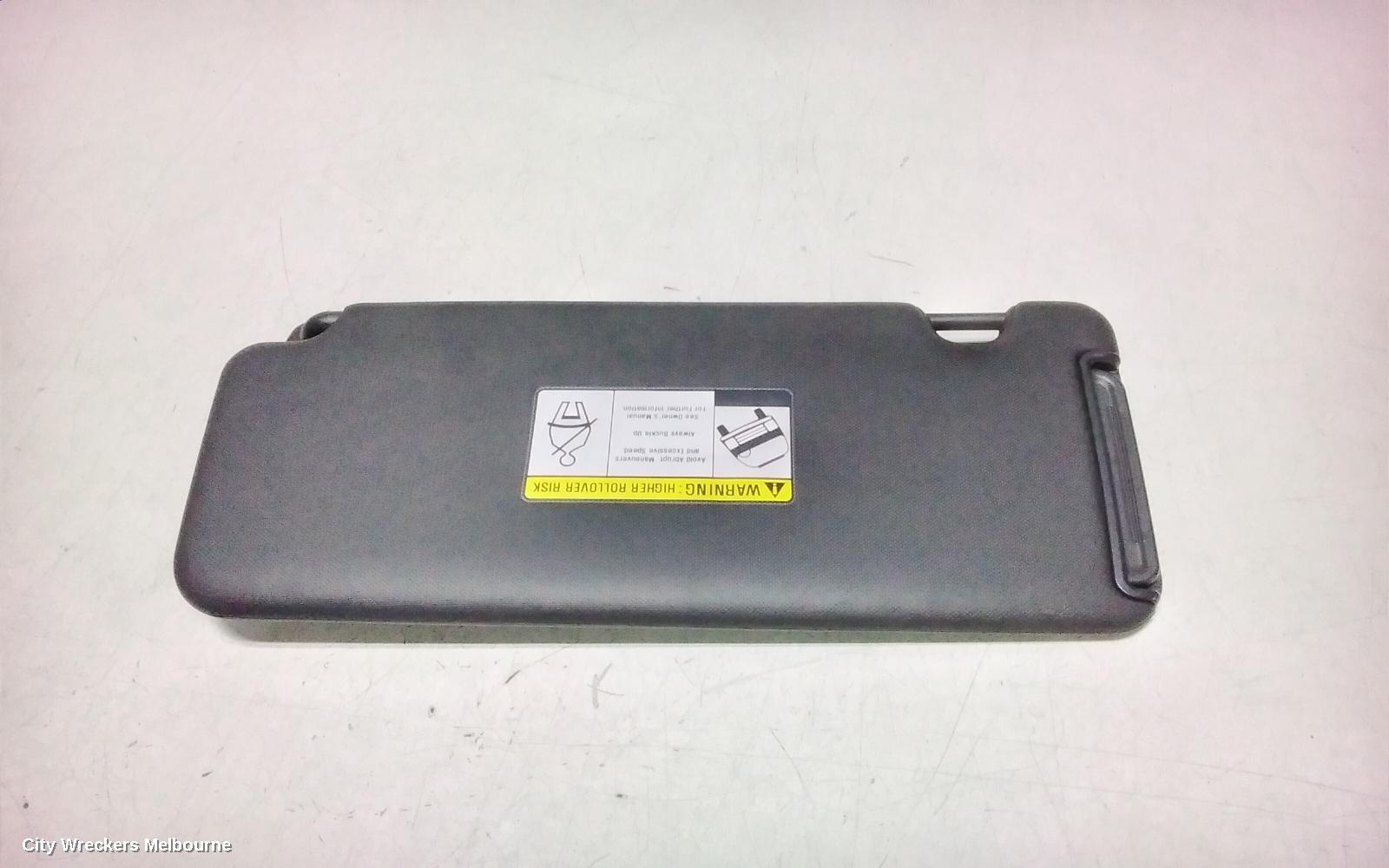 HYUNDAI TUCSON SUNVISOR, NX4, RH SIDE, BLACK, 02/2021 - 01/2024