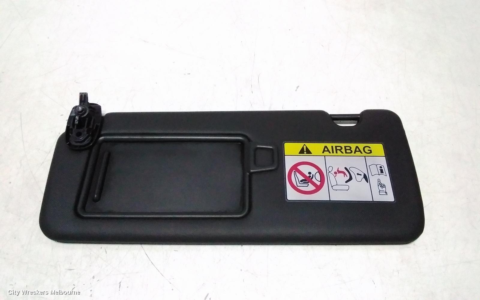 HYUNDAI TUCSON SUNVISOR, NX4, LH SIDE, BLACK, 02/2021 - 01/2024