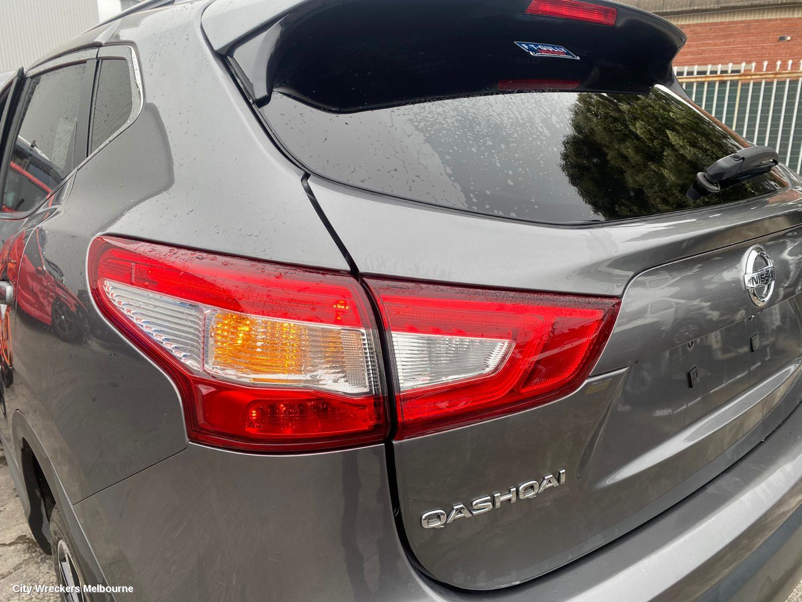 NISSAN QASHQAI LEFT TAILLIGHT, J11, 06/2014 - 07/2021