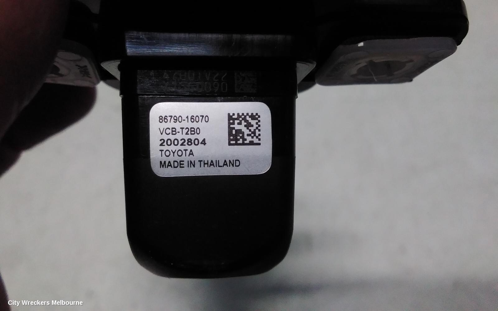 TOYOTA COROLLA CROSS REVERSE CAMERA, XG10, REVERSE CAMERA (TAILGATE MOUNTED), 01/2022 ONWARDS