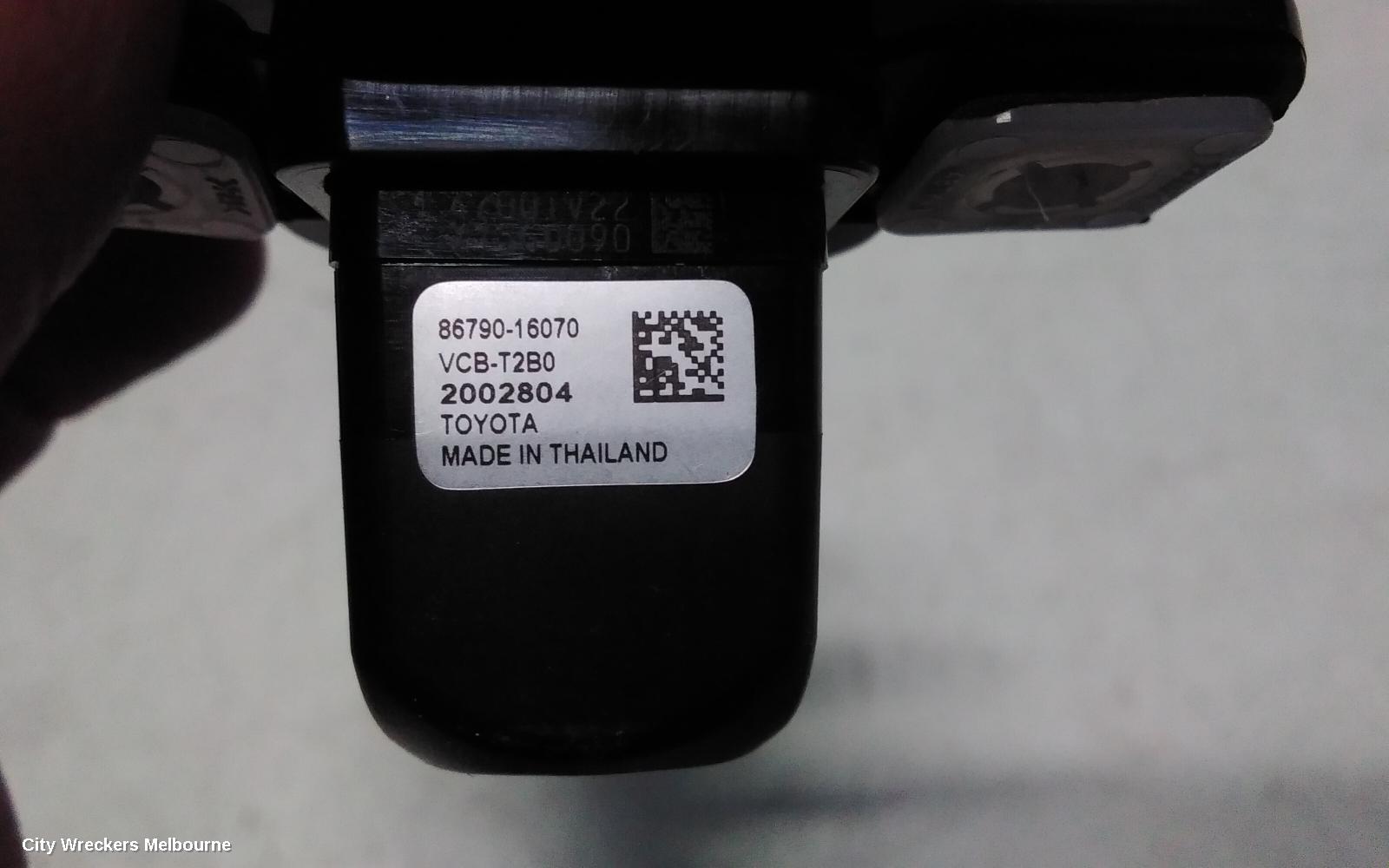 TOYOTA COROLLA CROSS REVERSE CAMERA, XG10, REVERSE CAMERA (TAILGATE MOUNTED), 01/2022 ONWARDS