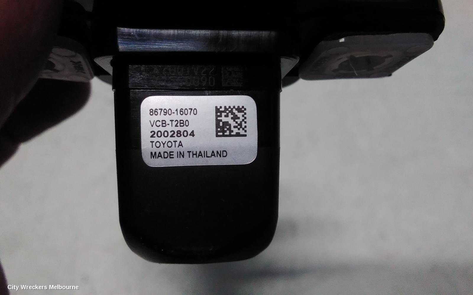 TOYOTA COROLLA CROSS REVERSE CAMERA, XG10, REVERSE CAMERA (TAILGATE MOUNTED), 01/2022 ONWARDS